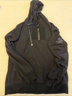 Four Seasons Black Half-Zip Hoodie